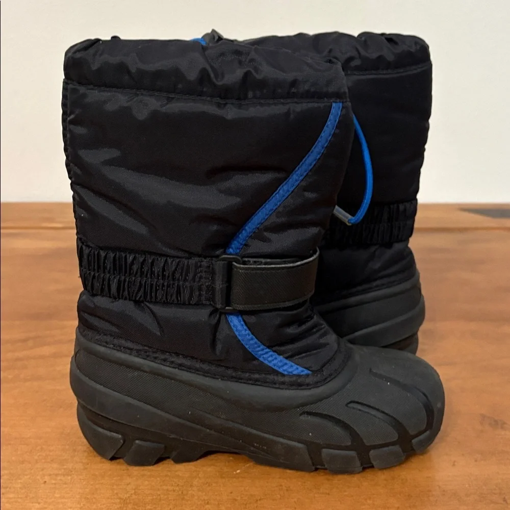 Sorel Black and Blue Snow Boots Size 13